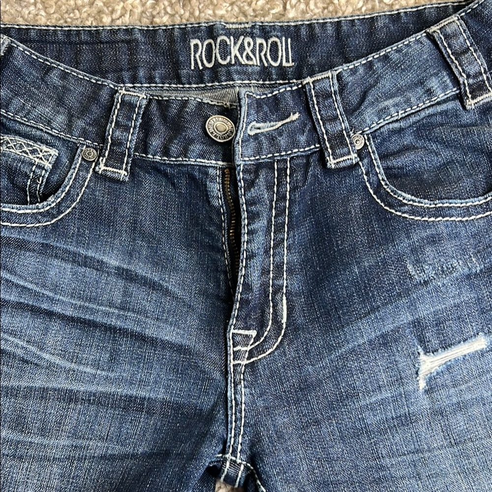 Women's Blue Boyfriend Jeans